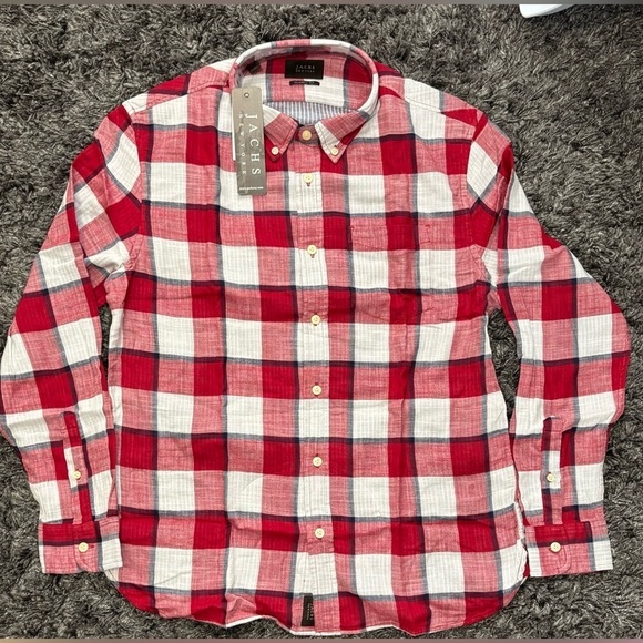 Jachs New York Plaid long sleeve shirt size medium - Picture 11 of 12
